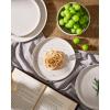 imageFamiware Milkyway Plates and Bowls Set 18 Pieces Dinnerware Sets Dishes Set for 6 Cinnamon BrownCreamy White