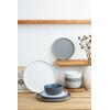 imageFamiware Nature Plates and Bowls Set 18 Pieces Dinnerware Sets Dishware Sets Dishes Set for 6 Microwave and Dishwasher Safe Midnight BlueMulticolor