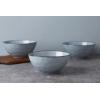 imagefamiware Cereal Bowls Set of 6 Ocean Square 6quot Soup Bowls 23oz Rice Serving Bowl Oatmeal Bowls Kitchen Bowl Set Microwave and Dishwasher Safe Scratch Resistant Vanilla WhiteBlue
