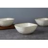 imagefamiware Cereal Bowls Set of 6 Ocean Square 6quot Soup Bowls 23oz Rice Serving Bowl Oatmeal Bowls Kitchen Bowl Set Microwave and Dishwasher Safe Scratch Resistant Vanilla WhiteVanilla White