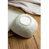 imagefamiware Cereal Bowls Set of 6 Ocean Square 6quot Soup Bowls 23oz Rice Serving Bowl Oatmeal Bowls Kitchen Bowl Set Microwave and Dishwasher Safe Scratch Resistant Vanilla WhiteVanilla White