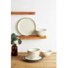 imagefamiware Cereal Bowls Set of 6 Ocean Square 6quot Soup Bowls 23oz Rice Serving Bowl Oatmeal Bowls Kitchen Bowl Set Microwave and Dishwasher Safe Scratch Resistant Vanilla WhiteVanilla White