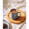 imagefamiware Coffee Mugs Set of 4 Nebula 14oz Coffee Mugs Ceramic Cup Set with Handle for Latte Tea Milk Cappuccino Cocoa MulticolorDark Gray