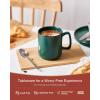 imagefamiware Coffee Mugs Set of 4 Nebula 14oz Coffee Mugs Ceramic Cup Set with Handle for Latte Tea Milk Cappuccino Cocoa MulticolorDark Green