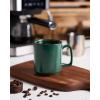 imagefamiware Coffee Mugs Set of 4 Nebula 14oz Coffee Mugs Ceramic Cup Set with Handle for Latte Tea Milk Cappuccino Cocoa MulticolorDark Green