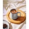 imagefamiware Coffee Mugs Set of 4 Nebula 14oz Coffee Mugs Ceramic Cup Set with Handle for Latte Tea Milk Cappuccino Cocoa MulticolorLight Gray