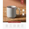 imagefamiware Coffee Mugs Set of 4 Nebula 14oz Coffee Mugs Ceramic Cup Set with Handle for Latte Tea Milk Cappuccino Cocoa MulticolorLight Gray