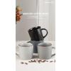 imagefamiware Coffee Mugs for 4 12 oz Mug Set Dringking Cup with Handle for Coffee Tea Cocoa Milk Milkyway serise WhiteMercuryMulticolor