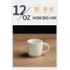 imagefamiware Coffee Mugs for 4 12 oz Mug Set Dringking Cup with Handle for Coffee Tea Cocoa Milk Milkyway serise WhiteMilkyway Multicolor