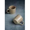 imagefamiware Coffee Mugs for 4 12 oz Mug Set Dringking Cup with Handle for Coffee Tea Cocoa Milk Milkyway serise WhiteMilkywayCinnamon Brown