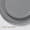 imagefamiware Dinner Plates Set of 6 1025 inch Pasta Plate Ocean Round Stoneware Dessert Plates Dish Set for Kitchen Microwave Dishwasher Safe Scratch Resistant BlueDeep Grey