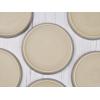 imagefamiware Dinner Plates Set of 6 1025 inch Pasta Plate Ocean Round Stoneware Dessert Plates Dish Set for Kitchen Microwave Dishwasher Safe Scratch Resistant BlueDeep Grey