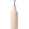 imagefamiware Jupiter 16oz Ceramic Olive Oil Dispenser Bottle 1 Piece Oil Dispenser for Kitchen with Stainless Steel Pourers Suitable for Storage Vinegar Soy Sauce Coffee Syrup Light PinkLight Pink