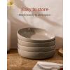 imagefamiware Milkyway 33 oz Bowl Set Pasta Bowls Set of 4 Salad Bowls Perfect for Your Friend for Housewarming Thanksgiving Christmas WhiteCinnamon Brown
