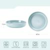 imagefamiware Milkyway 33 oz Bowl Set Pasta Bowls Set of 4 Salad Bowls Perfect for Your Friend for Housewarming Thanksgiving Christmas WhiteLight Blue