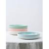 imagefamiware Milkyway 33 oz Bowl Set Pasta Bowls Set of 4 Salad Bowls Perfect for Your Friend for Housewarming Thanksgiving Christmas WhiteMatte Multicolor