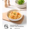imagefamiware Milkyway 33 oz Bowl Set Pasta Bowls Set of 4 Salad Bowls Perfect for Your Friend for Housewarming Thanksgiving Christmas WhiteMatte White