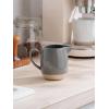 imagefamiware Milkyway Ceramic Sugar and Creamer Set 10oz Sugar Bowl ampamp 13oz Creamer Set  Stoneware Milk Pitcher ampamp Sugar Dispenser for Coffee Bar Kitchen or Countertop Coffee Serving Set Light GrayDark Gray