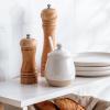 imagefamiware Milkyway Ceramic Sugar and Creamer Set 10oz Sugar Bowl ampamp 13oz Creamer Set  Stoneware Milk Pitcher ampamp Sugar Dispenser for Coffee Bar Kitchen or Countertop Coffee Serving Set Light GrayWhite