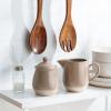 imagefamiware Milkyway Ceramic Sugar and Creamer Set 10oz Sugar Bowl ampamp 13oz Creamer Set  Stoneware Milk Pitcher ampamp Sugar Dispenser for Coffee Bar Kitchen or Countertop Coffee Serving Set Light GrayCinnamon Brown
