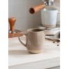 imagefamiware Milkyway Ceramic Sugar and Creamer Set 10oz Sugar Bowl ampamp 13oz Creamer Set  Stoneware Milk Pitcher ampamp Sugar Dispenser for Coffee Bar Kitchen or Countertop Coffee Serving Set Light GrayCinnamon Brown
