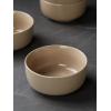 imagefamiware Milkyway Cereal Bowl Soup Bowls for 4 25 Ounce Bowls Set for Kitchen Bowl Set for Cereal Soup Rice Pasta Salad Oatmeal WhiteCinnamon Brown