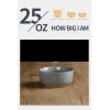 imagefamiware Milkyway Cereal Bowl Soup Bowls for 4 25 Ounce Bowls Set for Kitchen Bowl Set for Cereal Soup Rice Pasta Salad Oatmeal WhiteDark Gray
