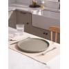 imagefamiware Milkyway Dinner Plates 1024 inch Plates for 6 Stoneware Dessert Plates Dish Set for Kitchen Reactive Glaze Plate Set Microwave and Dishwasher Safe Light PinkCinnamon Brown