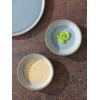 imagefamiware Nature Ceramic Soy Sauce Dish Dipping Bowls Set of 6 3 oz Dipping Sauce BowlsDishesCupsPlates Small Serving Bowls for Side Dishes Condiments Sushi Appetizer Dessert Snowy WhiteLight Blue