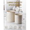 imagefamiware Ocean Utensil Holder 72quot58quot Ceramic Kitchen Utensil Holder for Countertop 2 Pieces Cooking Utensil Crocks Utensil Organizer for Spatula ampamp Spoon Kitchen Decor Set of 2 BlueVanilla White