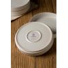 imagefamiware Star 75quot Pasta Bowls Set Salad Bowl Set of 4 Double Reactive Glaze Stackable Ideal for Your Friend for Housewarming Festivals Cappuccino WhiteWhite  Full Glaze Matte