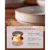 imagefamiware Star 75quot Pasta Bowls Set Salad Bowl Set of 4 Double Reactive Glaze Stackable Ideal for Your Friend for Housewarming Festivals Cappuccino WhiteCappuccino White