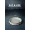 imagefamiware Star 825quot Pasta Bowls Large Dinner Bowls Set of 4 Salad Bowl Plates Shallow Bowls for Eating Matte White Full GlazeCappuccino White