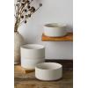 imagefamiware Star Cereal Bowl Set Soup Bowls Set of 6 Double Reactive Glaze Stackable 23 oz Deep Bowls Suitable for Cereal Popcorn Oatmeal Dessert  Dishwasher and Microwave Safe Cappuccino WhiteMatte White
