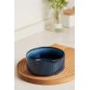 imagefamiware Star Cereal Bowl Set Soup Bowls Set of 6 Double Reactive Glaze Stackable 23 oz Deep Bowls Suitable for Cereal Popcorn Oatmeal Dessert  Dishwasher and Microwave Safe Cappuccino WhiteNebulas Blue