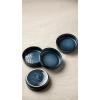 imagefamiware Star Soy Sauce Dish Ceramic Dipping Bowls Set of 6 4 oz Individual Dip Sauce CupsBowlsDishesPlates Small Serving Bowl for Side Dishes Dessert Ice Cream Condiments Sushi  Smoky BlueNebulas Blue