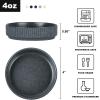 imagefamiware Star Soy Sauce Dish Ceramic Dipping Bowls Set of 6 4 oz Individual Dip Sauce CupsBowlsDishesPlates Small Serving Bowl for Side Dishes Dessert Ice Cream Condiments Sushi  Smoky BlueMatte Dark Charcoal