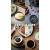 imagefamiware Star Soy Sauce Dish Ceramic Dipping Bowls Set of 6 4 oz Individual Dip Sauce CupsBowlsDishesPlates Small Serving Bowl for Side Dishes Dessert Ice Cream Condiments Sushi  Smoky BlueNebulas Blue
