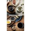 imagefamiware Star Soy Sauce Dish Ceramic Dipping Bowls Set of 6 4 oz Individual Dip Sauce CupsBowlsDishesPlates Small Serving Bowl for Side Dishes Dessert Ice Cream Condiments Sushi  Smoky BlueMatte Dark Charcoal