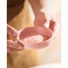 imagefamiware Starlight Soy Sauce Dish Ceramic Dipping Bowls Set of 6 3 oz Individual Dip Sauce CupsBowlsDishesPlates Small Serving Bowl for Side Dishes Dessert Ice Cream Condiment Starry BlueLight Pink