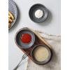 imagefamiware Starlight Soy Sauce Dish Ceramic Dipping Bowls Set of 6 3 oz Individual Dip Sauce CupsBowlsDishesPlates Small Serving Bowl for Side Dishes Dessert Ice Cream Condiment Starry BlueMatte Midnight Grey