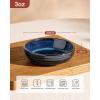imagefamiware Starlight Soy Sauce Dish Ceramic Dipping Bowls Set of 6 3 oz Individual Dip Sauce CupsBowlsDishesPlates Small Serving Bowl for Side Dishes Dessert Ice Cream Condiment Starry BlueNebulas Blue