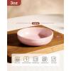 imagefamiware Starlight Soy Sauce Dish Ceramic Dipping Bowls Set of 6 3 oz Individual Dip Sauce CupsBowlsDishesPlates Small Serving Bowl for Side Dishes Dessert Ice Cream Condiment Starry BlueLight Pink