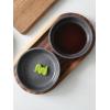 imagefamiware Starlight Soy Sauce Dish Ceramic Dipping Bowls Set of 6 3 oz Individual Dip Sauce CupsBowlsDishesPlates Small Serving Bowl for Side Dishes Dessert Ice Cream Condiment Starry BlueMatte Midnight Grey