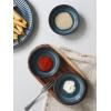 imagefamiware Starlight Soy Sauce Dish Ceramic Dipping Bowls Set of 6 3 oz Individual Dip Sauce CupsBowlsDishesPlates Small Serving Bowl for Side Dishes Dessert Ice Cream Condiment Starry BlueStarry Blue