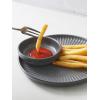 imagefamiware Starlight Soy Sauce Dish Ceramic Dipping Bowls Set of 6 3 oz Individual Dip Sauce CupsBowlsDishesPlates Small Serving Bowl for Side Dishes Dessert Ice Cream Condiment Starry BlueMatte Midnight Grey