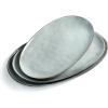 imagefamiware Serving Platter Oval 1559143129inch Serving Dishes for Entertaining Serving Bowls Microwave Safe Stoneware Serving Trays for Party Food Turkey Cheese Ocean Series Vanilla WhiteGray