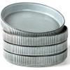 imagefamiware Star 825quot Pasta Bowls Large Dinner Bowls Set of 4 Salad Bowl Plates Shallow Bowls for Eating Matte White Full GlazeSmoky Blue