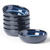 imagefamiware Starlight Soy Sauce Dish Ceramic Dipping Bowls Set of 6 3 oz Individual Dip Sauce CupsBowlsDishesPlates Small Serving Bowl for Side Dishes Dessert Ice Cream Condiment Starry BlueNebulas Blue