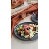 imageFamiware Mercury Plates and Bowls Sets 12 Pieces Stoneware Dinnerware Sets Dishes Set for 4 Microwave and Dishwasher Safe CharcoalCharcoal